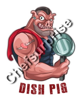 dish pig Chef uniform