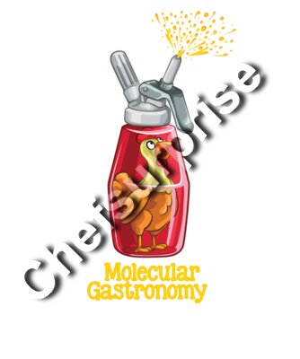molecular gastronomy YO text tshirt